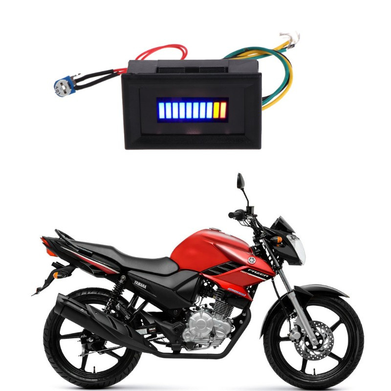 Đồng hồ đo mức nhiên liệu có đèn led 12V chuyên dụng thích hợp cho xe mô tô/xe hơi