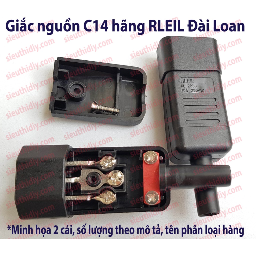 Phích cắm C13-C14 trong điện dân dụng, chân Đồng