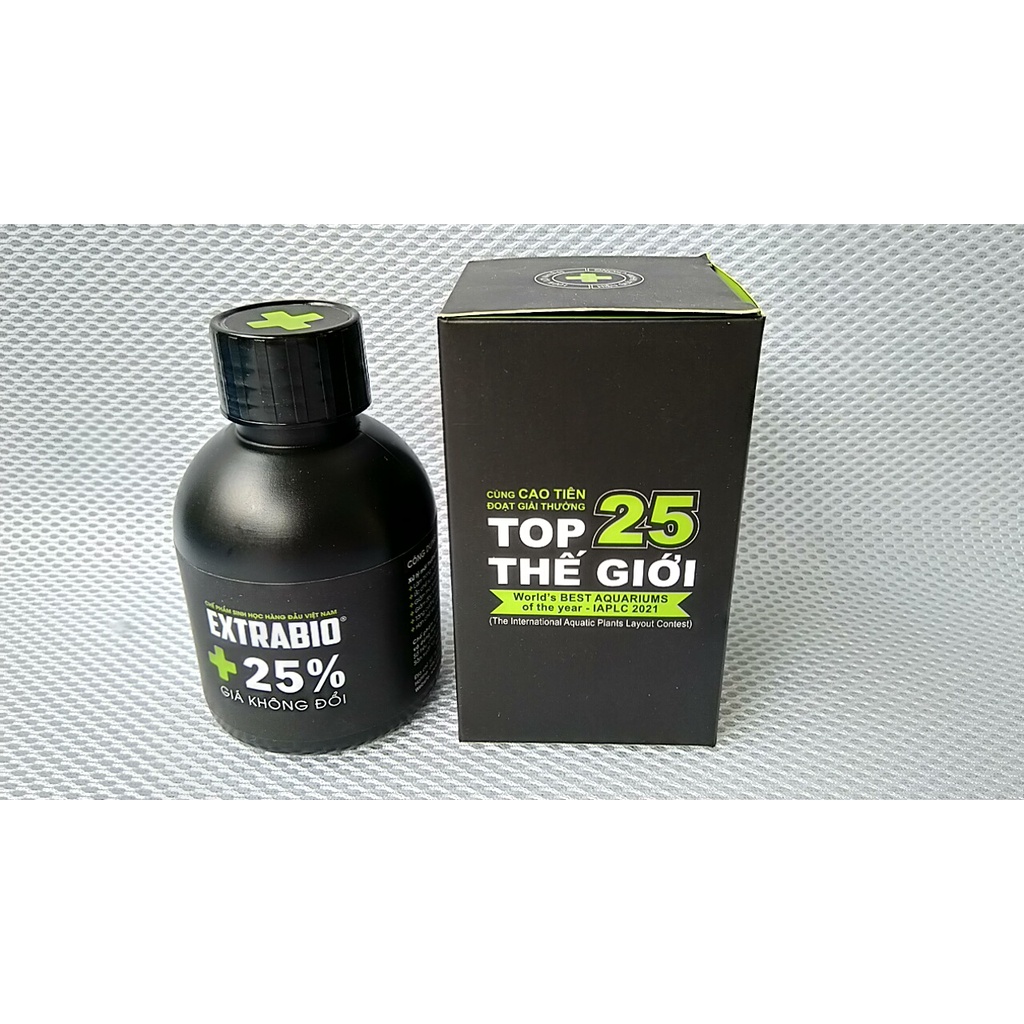 Men vi sinh Extra bio chai 125ml dùng cho bể cá.