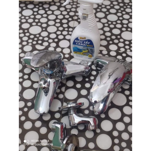 Chai tẩy DrC 4G Plus 300ml tẩy cặn canxi vòi sen inox kính nhà tắm siêu sạch hàng chính hãng