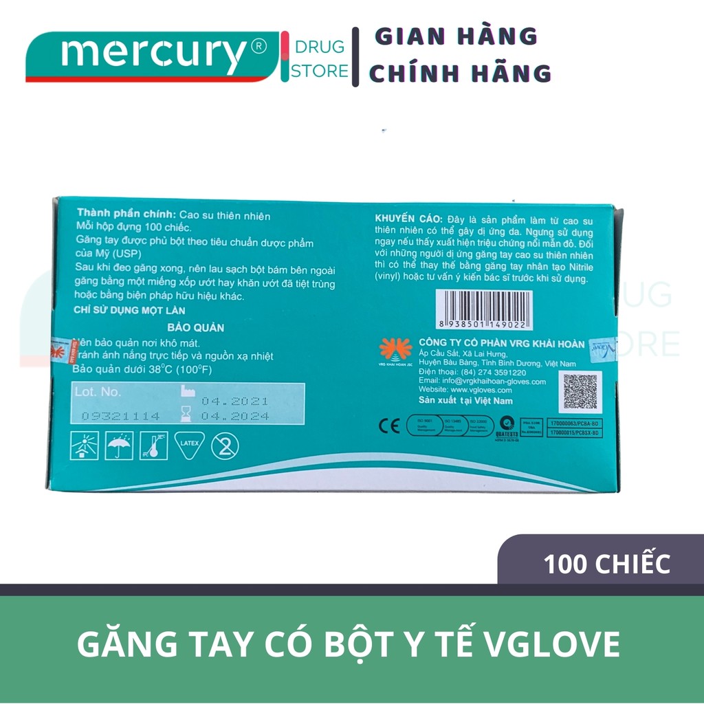 Găng Tay V Glove Size S,M,SX