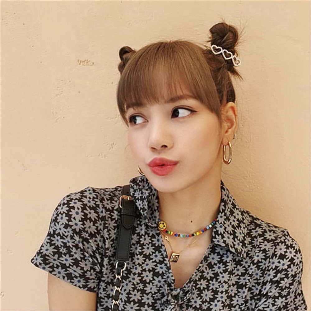 Dây chuyền mặt cười đính đá nhiều màu sắc thời trang cho nữ