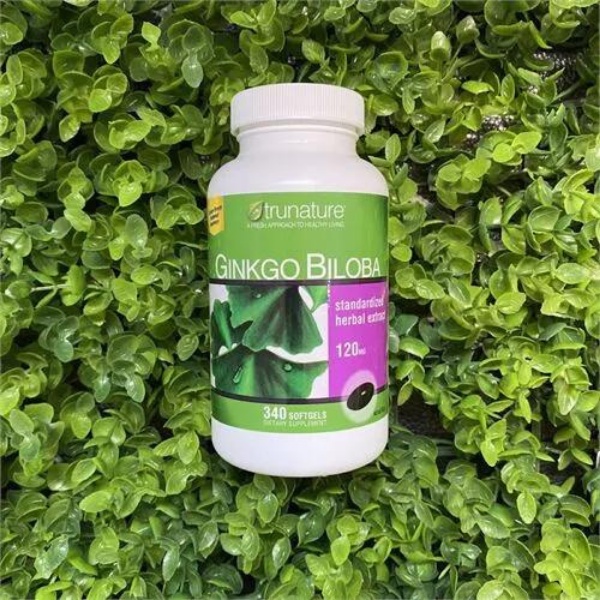 Viên Uống Bổ Não Ginkgo Biloba 120 mg Loại 340 Viên Mẫu Mới Từ Hoa Kỳ