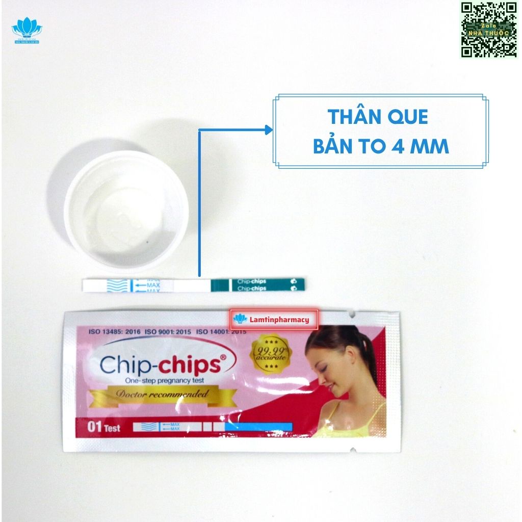 QUE THỬ THAI CHIP CHIPS - Nhanh Chóng Chính Xác 99% - Che Tên Sản Phẩm Khi Giao Hàng