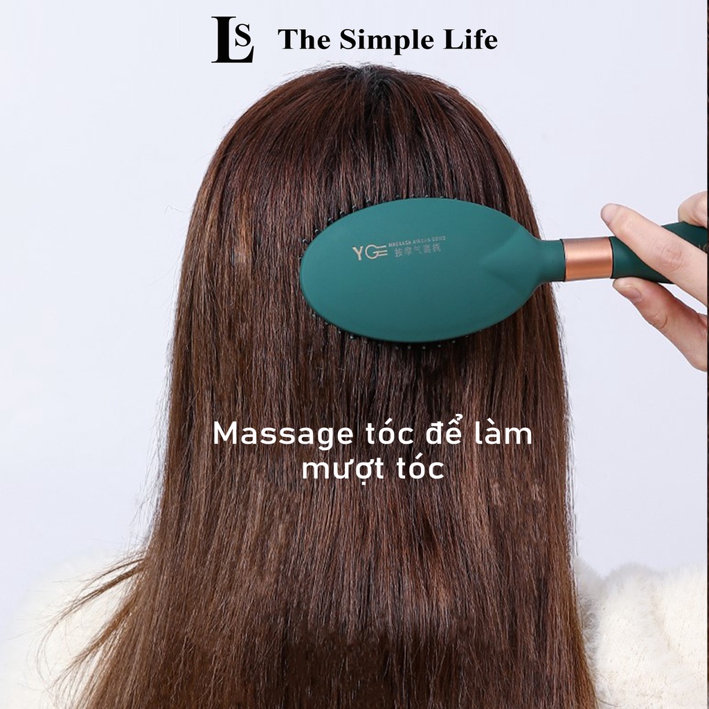 Lược gỡ rối, lược tròn tạo phồng, lược chải tóc gỡ rối, massage đầu tạo kiểu cao cấp, chất lượng cao [CHÍNH HÃNG]