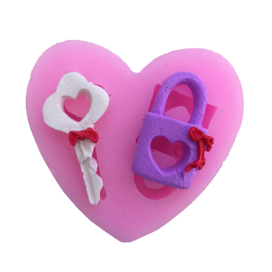 1 Khuôn Silicone Làm Bánh Hình Chìa Khóa Nhiều Kiểu Dáng DIY