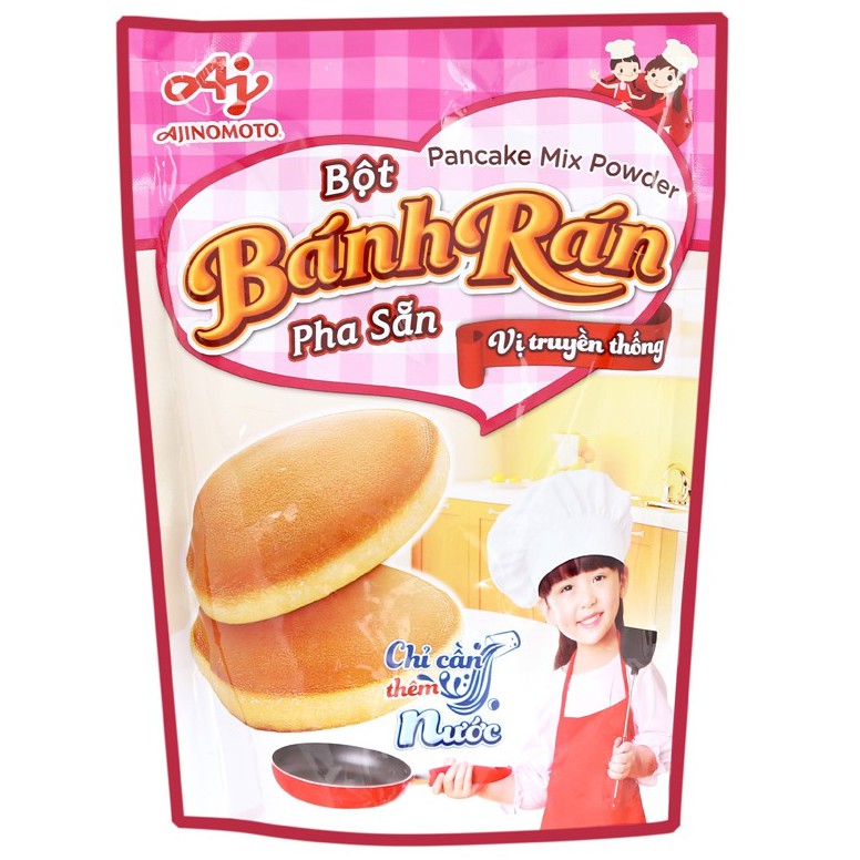 Bột bánh rán pha sẵn Ajinomoto vị truyền thống/ socola gói 200g
