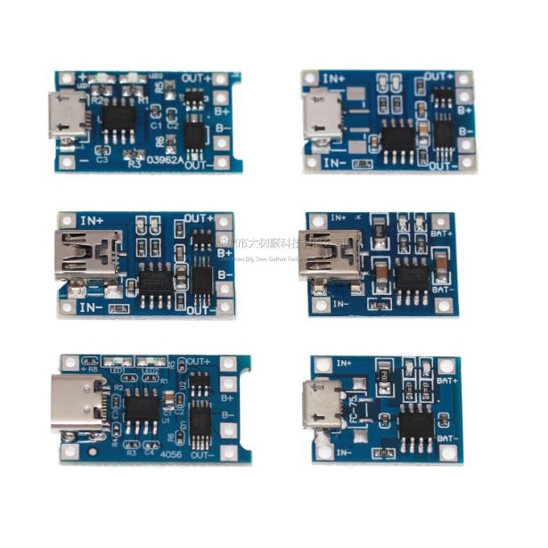 Mạch sạc pin🥙 lithium-ion 🥙18650🌻 3.7V -4.2V 1A  🌻 TP4056 có bảo vệ - 5B3