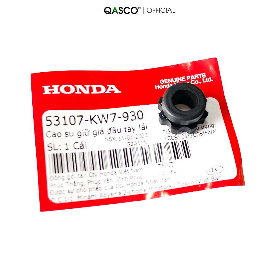 Cao su giữ giá đầu tay lái HONDA Future 1 / Wave Alpha / Alpha + (53107KW7930)