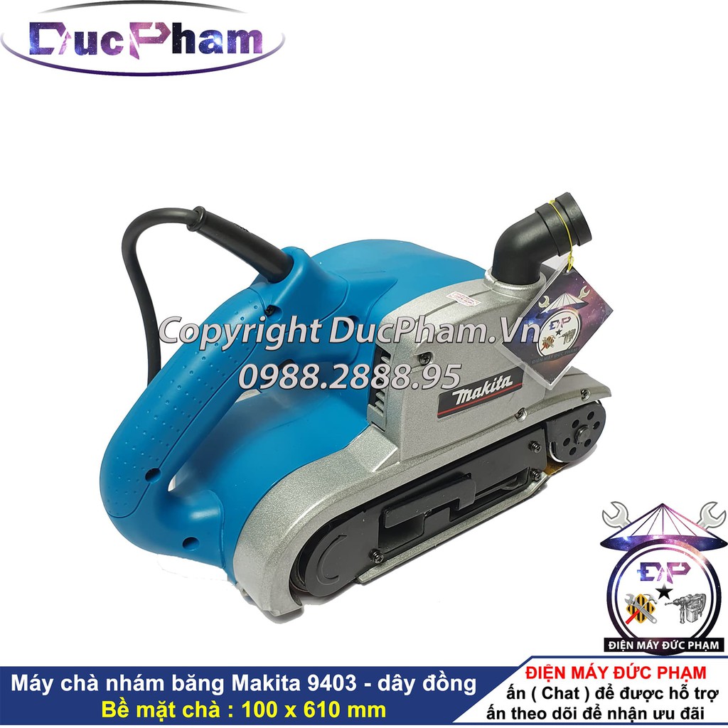 Máy chà nhám xe tăng băng chuyền Makita 9403