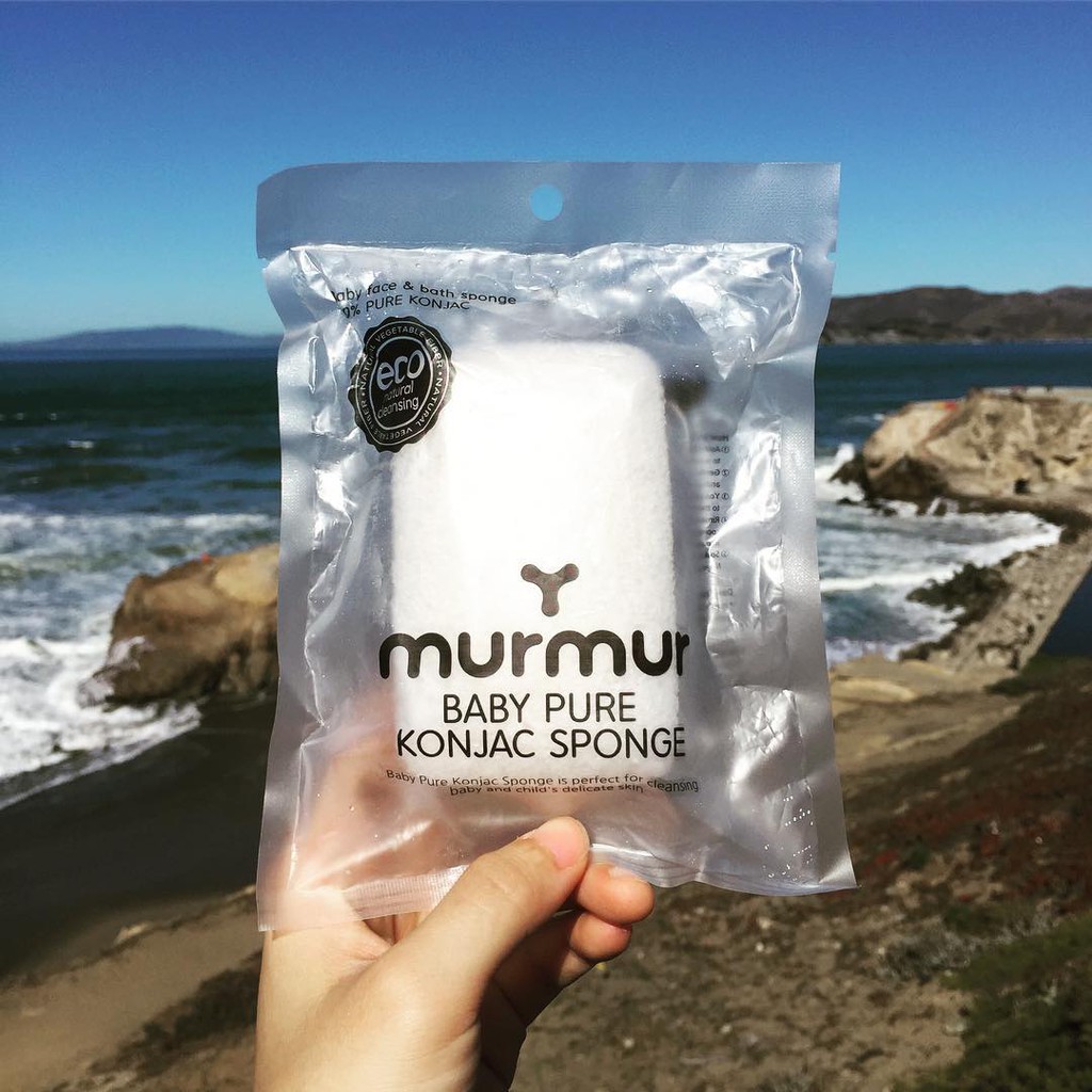 Bông Tắm Konjac Hữu Cơ Murmur Hàn Quốc