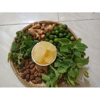 Siro húng chanh nhà làm