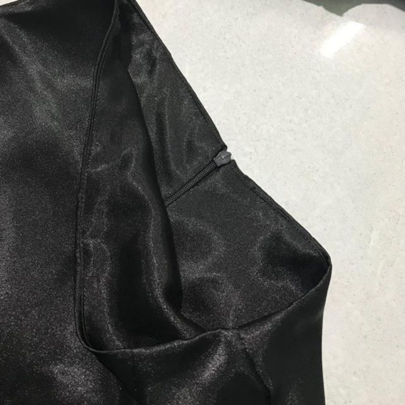 Chán váy lụa Satin cao cấp sang trọng