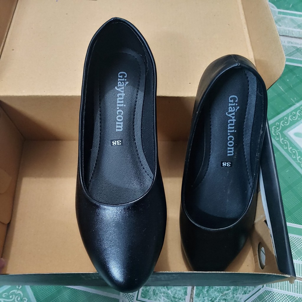 GIÀY BỆT CAO 2CM TRƠN CÔNG SỞ MẪU BIG SIZE TỪ 35 ĐẾN 43