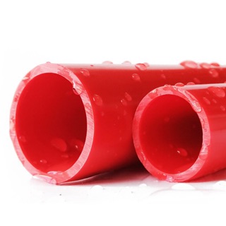 2 Ống PVC Đỏ Bể Cá Nước Chu Kỳ Ống Đường Kính Ngoài 20mm đến 50mm 50cm Mỗi Mảnh
