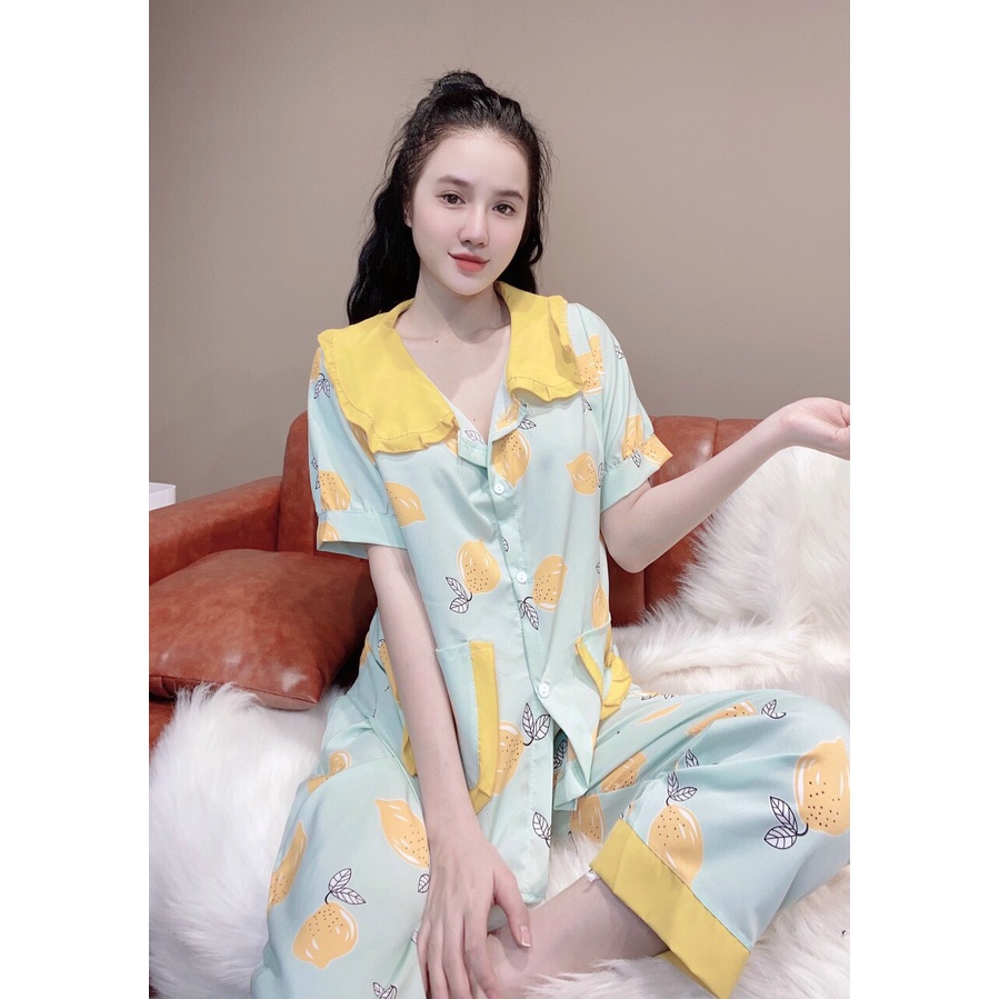 Đồ bộ mặc nhà hoa tiết siêu xinh thoáng mát