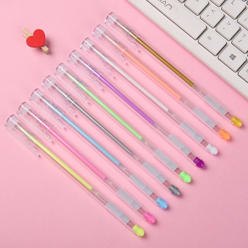 Bút Gel Nét Mảnh Màu Tươi Colorful Xinh Xắn
