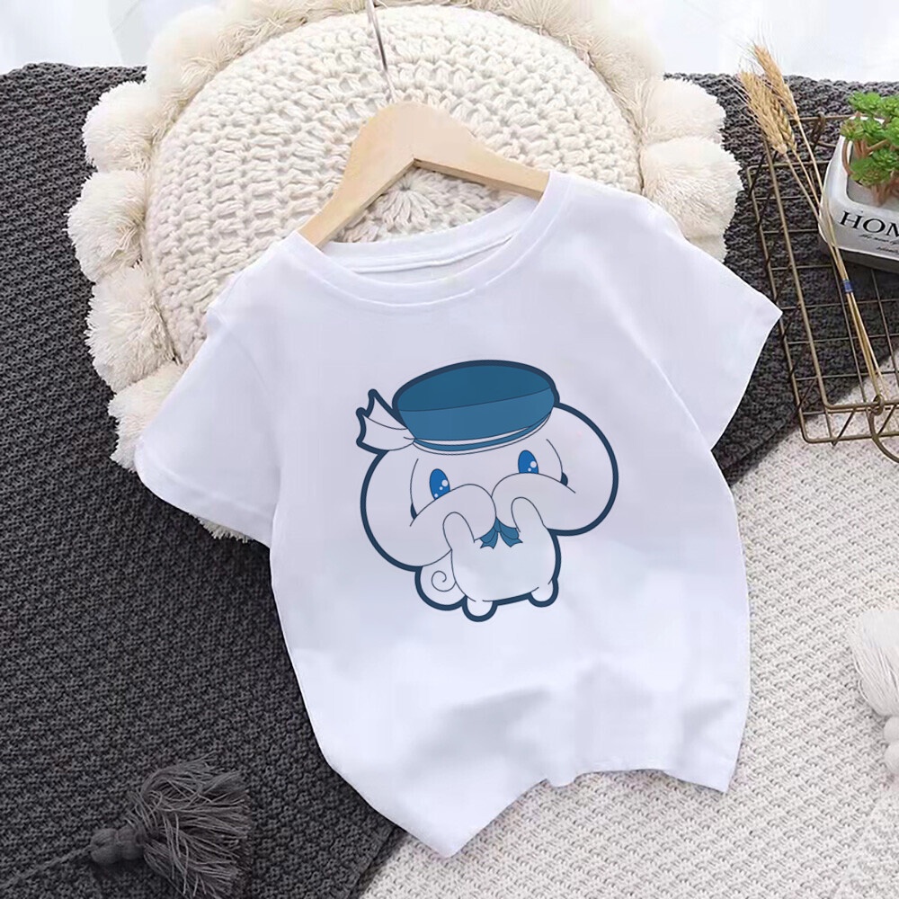 Áo Thun In Hình Cinnamoroll Thời Trang Dành Cho Bé Gái