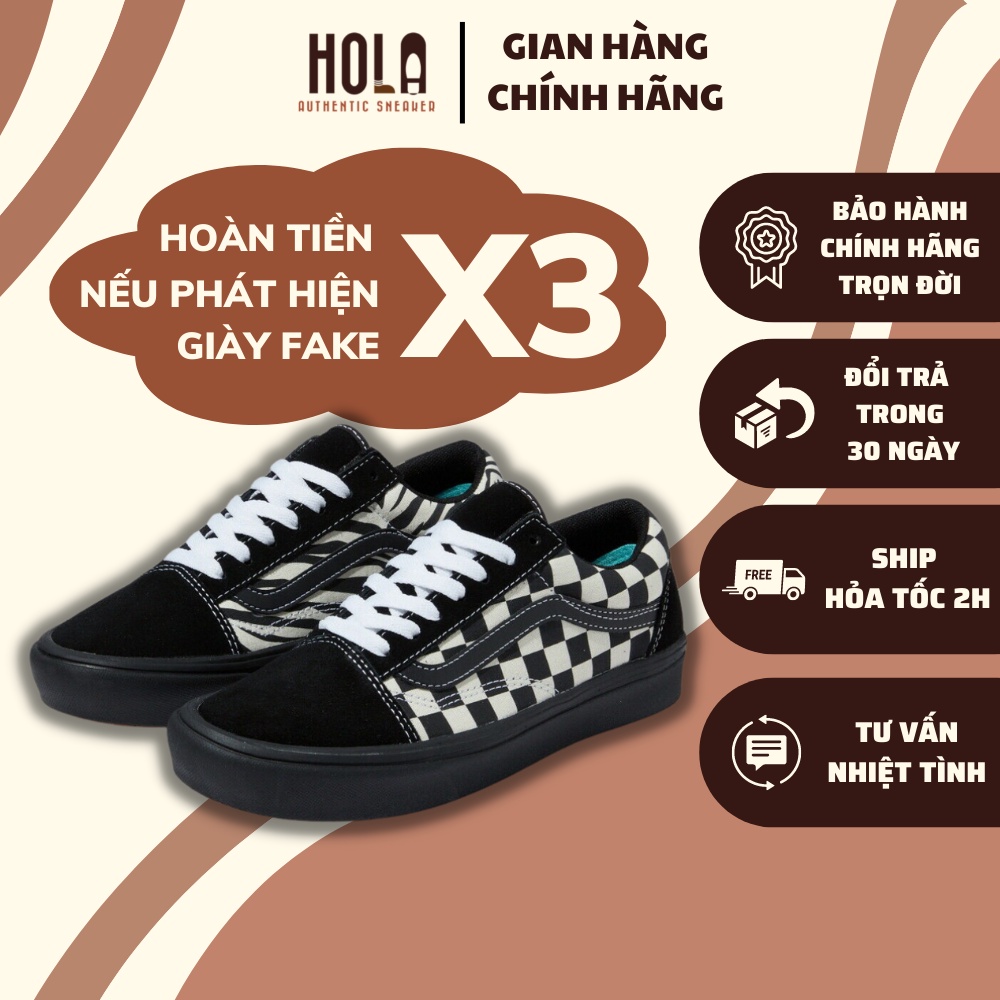 Giày Vans chính hãng, Vans old skool mixed media bản đế comfycush siêu nhẹ và êm, new real 100%, check ra FAKE hoàn X3