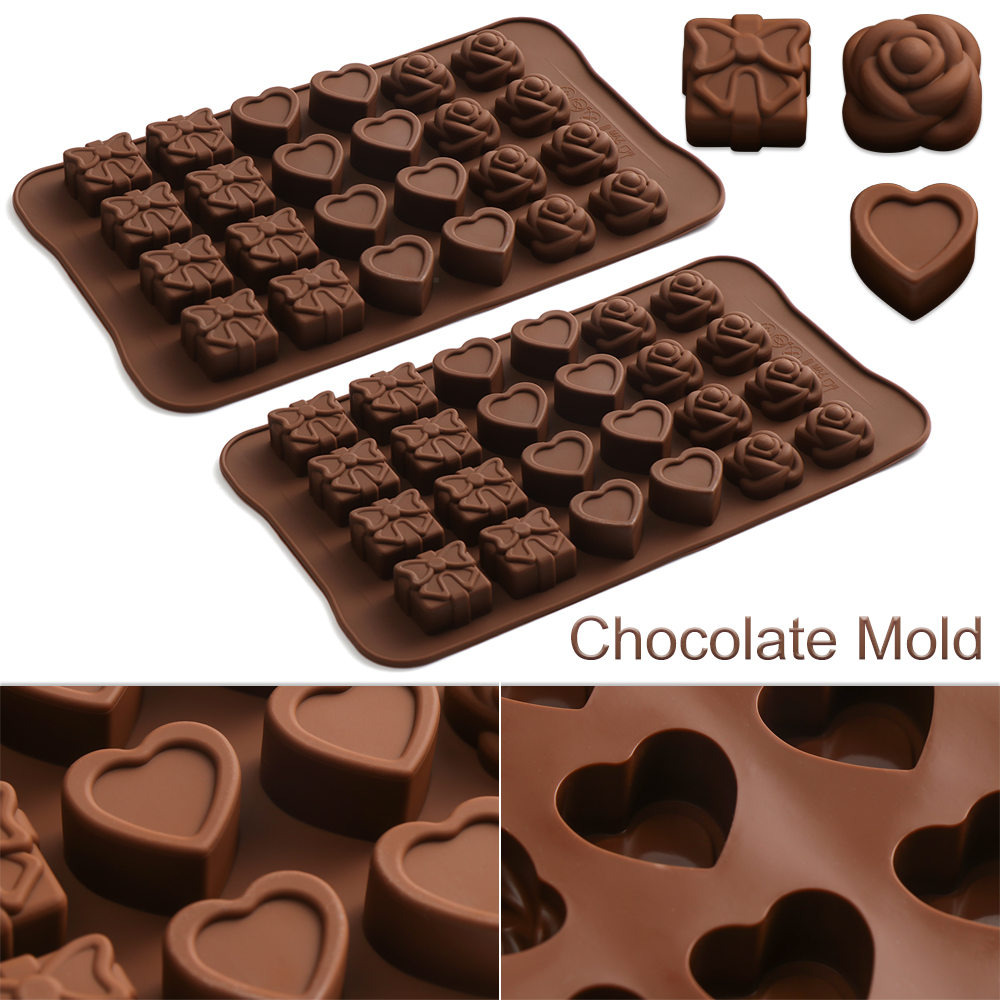 Khuôn Làm Socola Thủ Công Trang Trí Giáng Sinh DIY