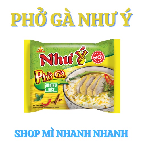 Thùng 30 gói Phở Gà Như Ý Vị Hương 65gr