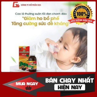 Cao Ho Lá Thường Xuân Tỏi Đen Mật Ong Chanh Đào 💚 CÓ CHỨNG NHẬN CỦA BỘ Y TẾ 💚 Chữa Ho💚  Long Đờm💚  Tăng Sức Đề Kháng