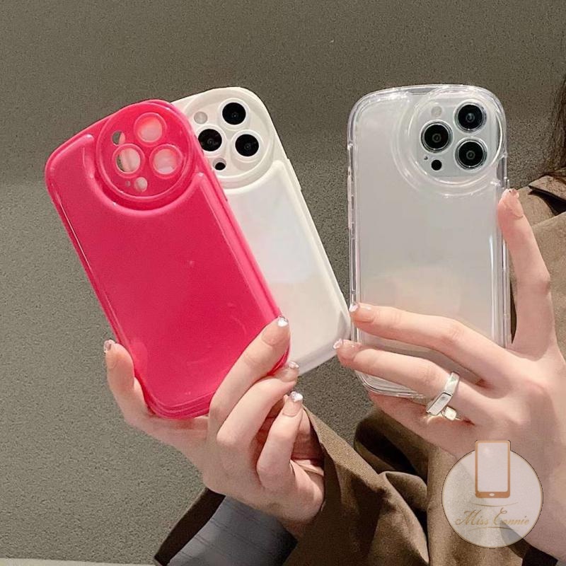 Ốp Điện Thoại Đệm Khí Chống Sốc Màu Trơn Đơn Giản Cho iPhone 7 8 6 6S Plus 11 13 12 Pro MAX XR X XS MAX SE 2020