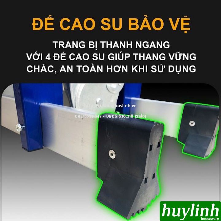 Thang nhôm gấp 4 đoạn 3 bậc Nikita T43XD - 3.6 mét