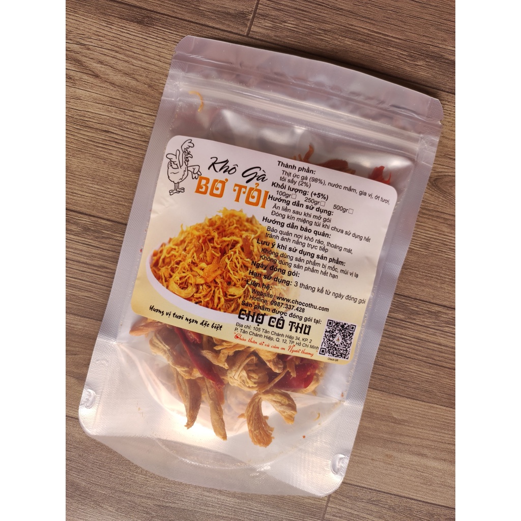 [Khô gà bơ tỏi thượng hạng - Hương vị đậm đà thơm ngon khó tả] | Chợ Cô Thu | BigBuy360 - bigbuy360.vn