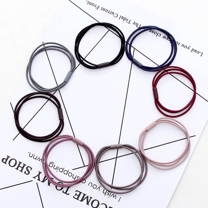 1 Thun cột tóc 3 sợi đàn hồi