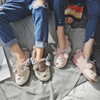 Giày bông tuần lộc người lớn và trẻ em