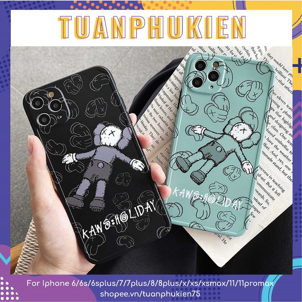 Ốp Lưng Iph.0ne ⚡ Ốp Iph.0ne Kaws Holiday ⚡ iPh.0ne 6P/7/8/7plus/8plus/x/xs/xs max/11/11promax/12/12pro/12promax-TuanPK