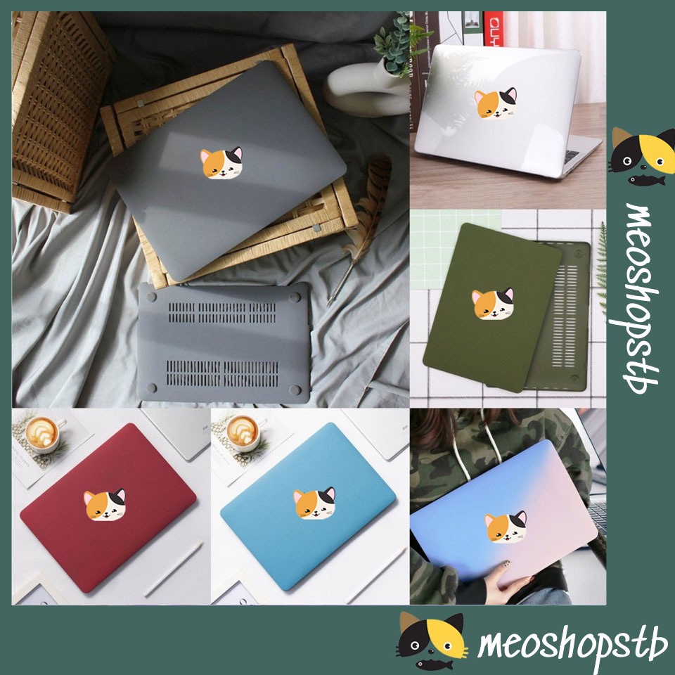 Case Ốp Macbook (8 Màu) Tặng Nút Chống Bụi + Kẹp Chống Gẫy Sạc