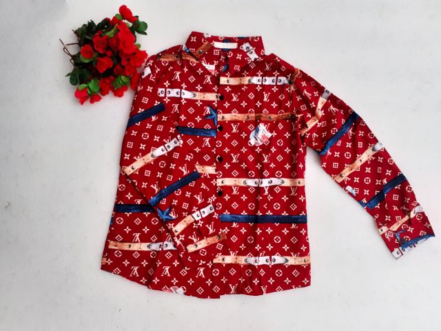 Áo sơ mi Voan lụa LV | BigBuy360 - bigbuy360.vn