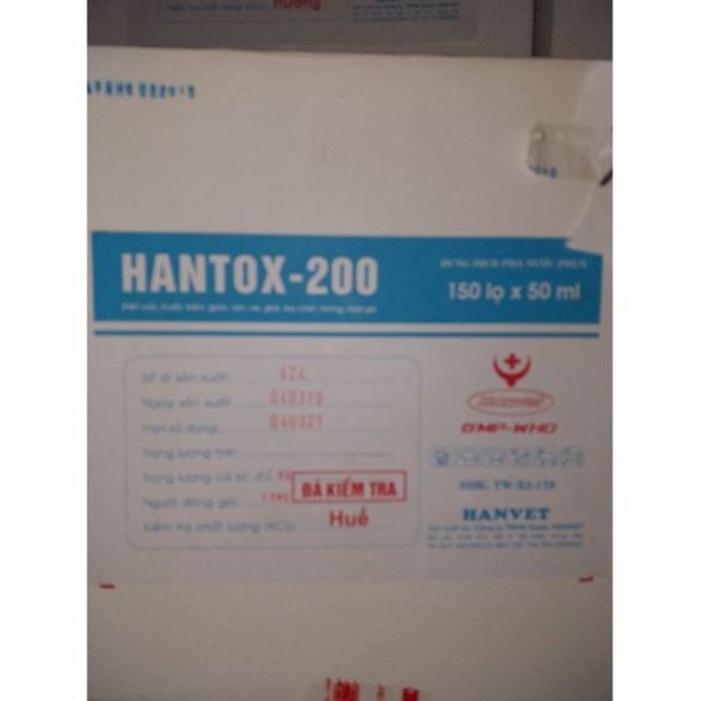 Bán sỉ 10 lọ hantox 200 50ml diệt côn trùng