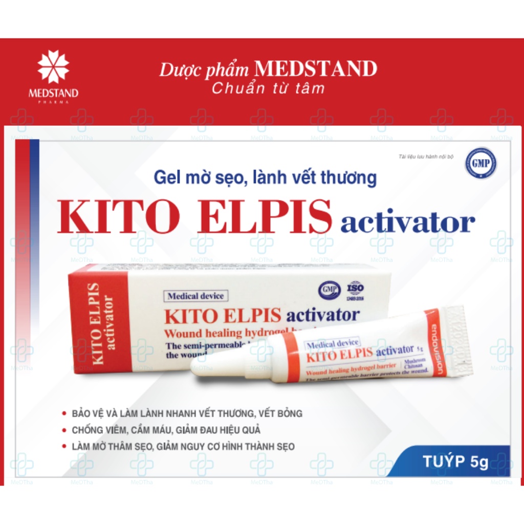 KITO ELPIS Activator - Gel Hỗ Trợ Mờ Sẹo, Thâm Mụn, Lành Vết Thương của Hàn Quốc (Tuýp 5g)