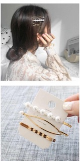 Thanh lí Set cặp tóc kim loại