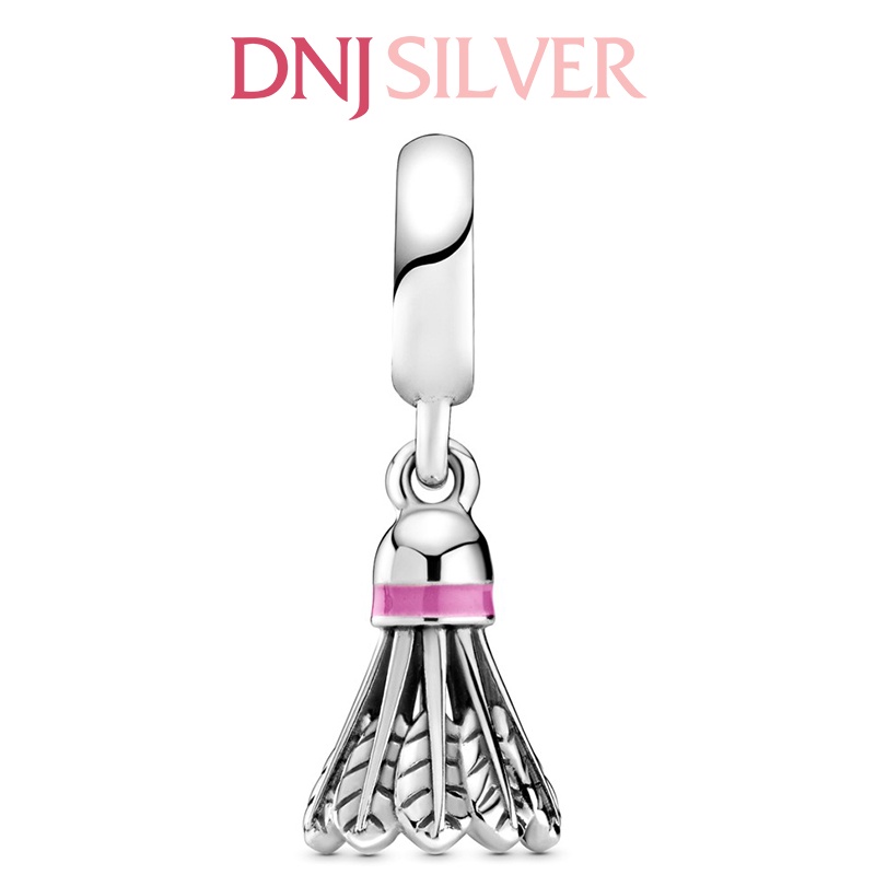 [Hàng cao cấp] Charm bạc 925 cao cấp, hàng chuẩn bạc - Charm Badminton Birdie thích hợp để mix vòng tay charm - DN031