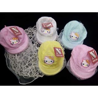 Nón có khăn voan che bụi cho bé trai bé gái 0-1 tuổi, nón hello kitty