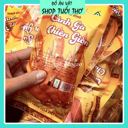 [ Hot ]Bim Bim Snack Cánh Gà Chiên Giòn Đồ Ăn Vặt Ngon Giòn Hấp Dẫn Giá Rẻ