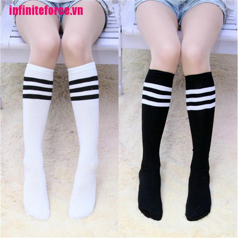 Tất Cotton 3 Sọc Xinh Xắn Chất Lượng