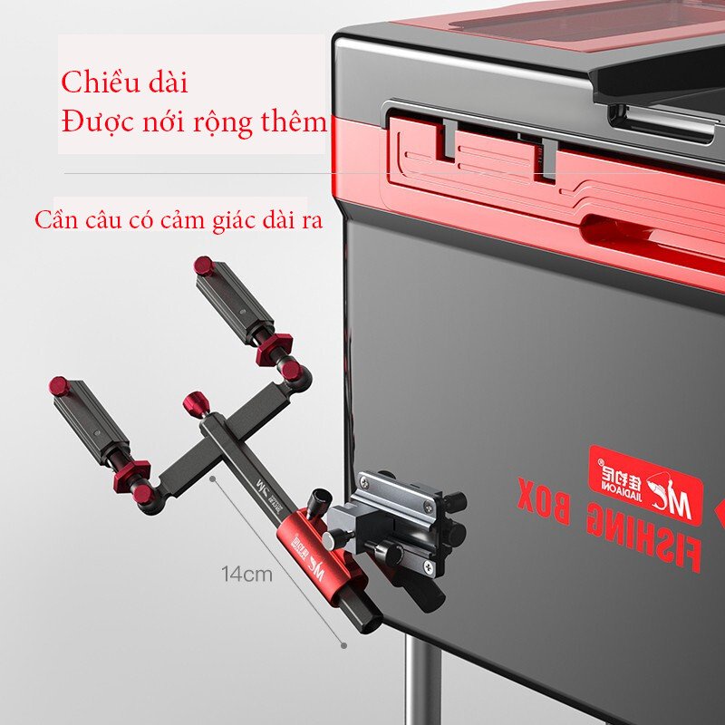 Gác Cần Đôi Siêu Hót Kim Loại Chống Rỉ  Cao Cấp -GCMC-173