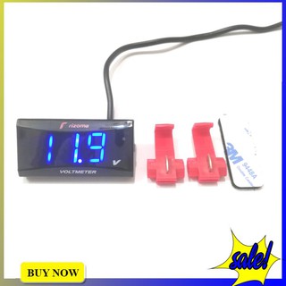 Đồng hồ báo vol bình acquy xe máy
