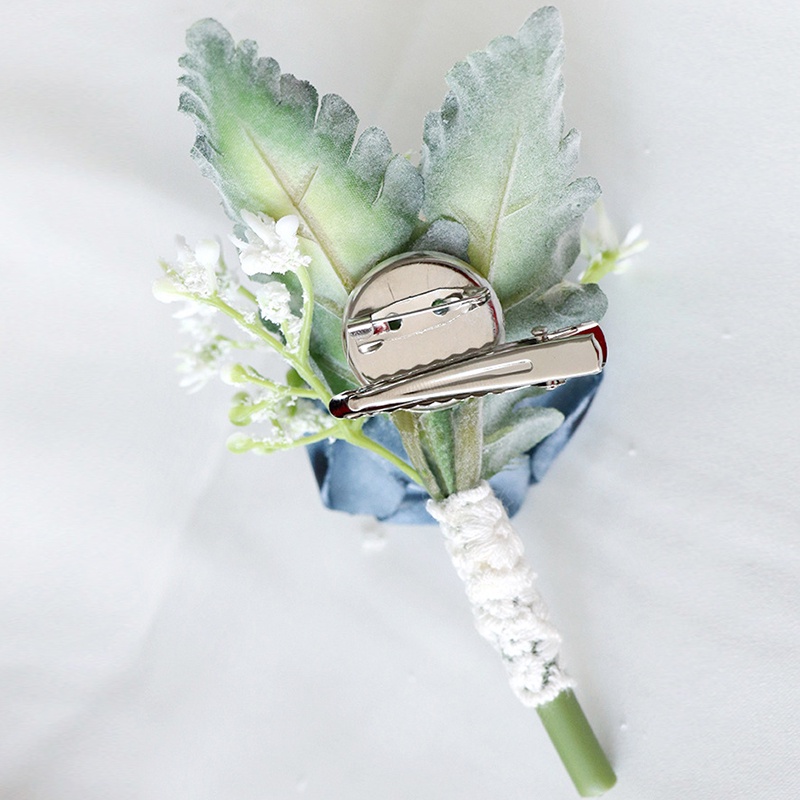 Ghim Cài Áo Hình Hoa Cổ Điển Cho Chú Rể