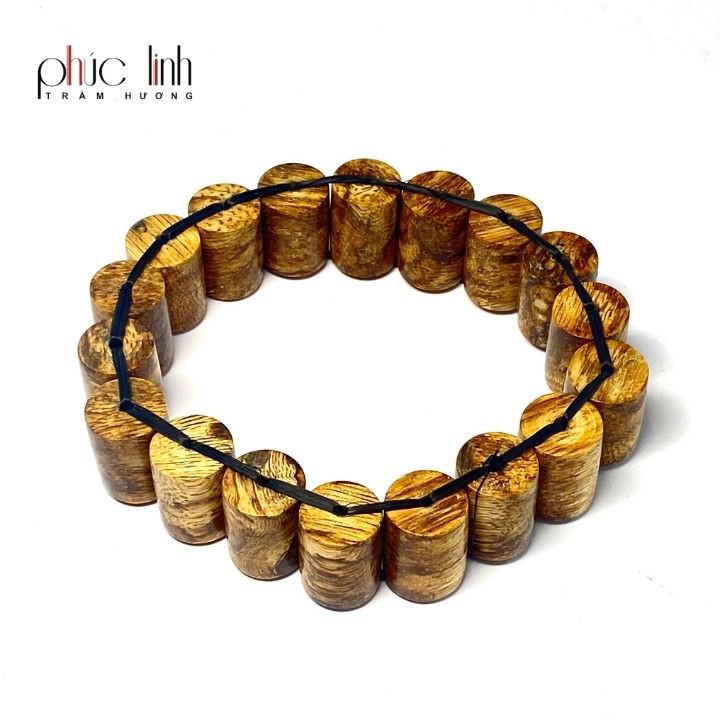 Vòng Tay Trầm Hương Kiểu Đồng Hồ PHÚC LINH