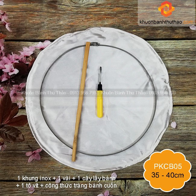 Phụ kiện nồi bánh cuốn cơ bản Thu Thảo (có 5 kích cỡ từ 22cm - 40cm)