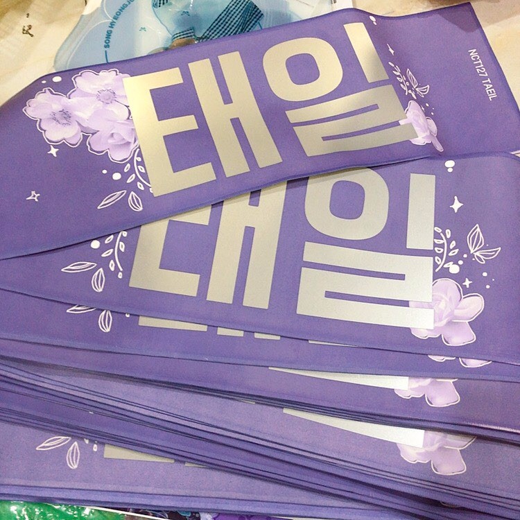 Slogan (Banner) Vải MASTER - 2 mặt KO PHẢN QUANG