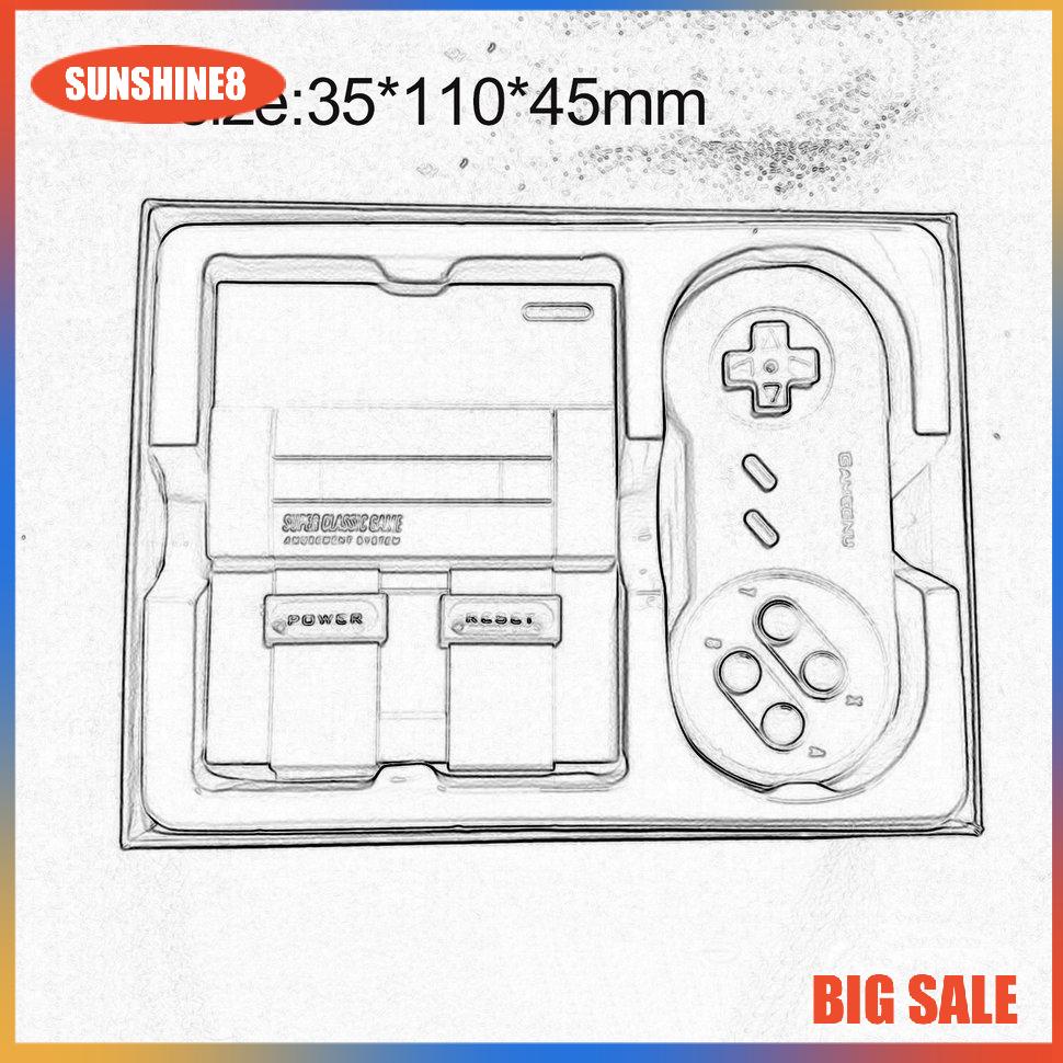 【SUN】Mini Snes Game Console Built-in 660 Classic Games EU Plug Double Players