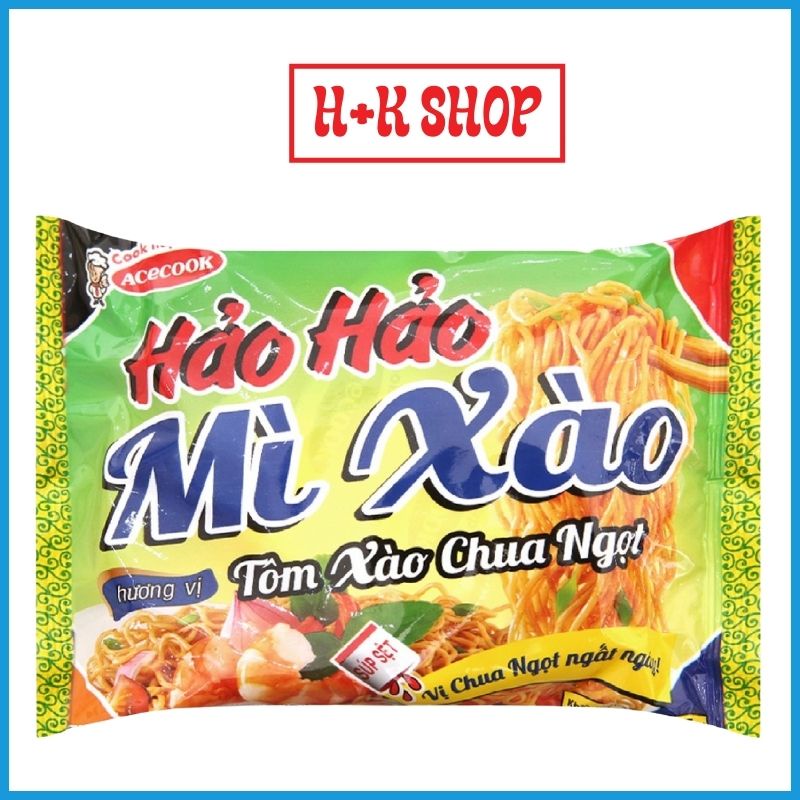 Mì Hảo Hảo 3 loại tôm chua cay, tôm hành, tôm xào chua ngọt thùng 30 gói 75g, MMHHCC01