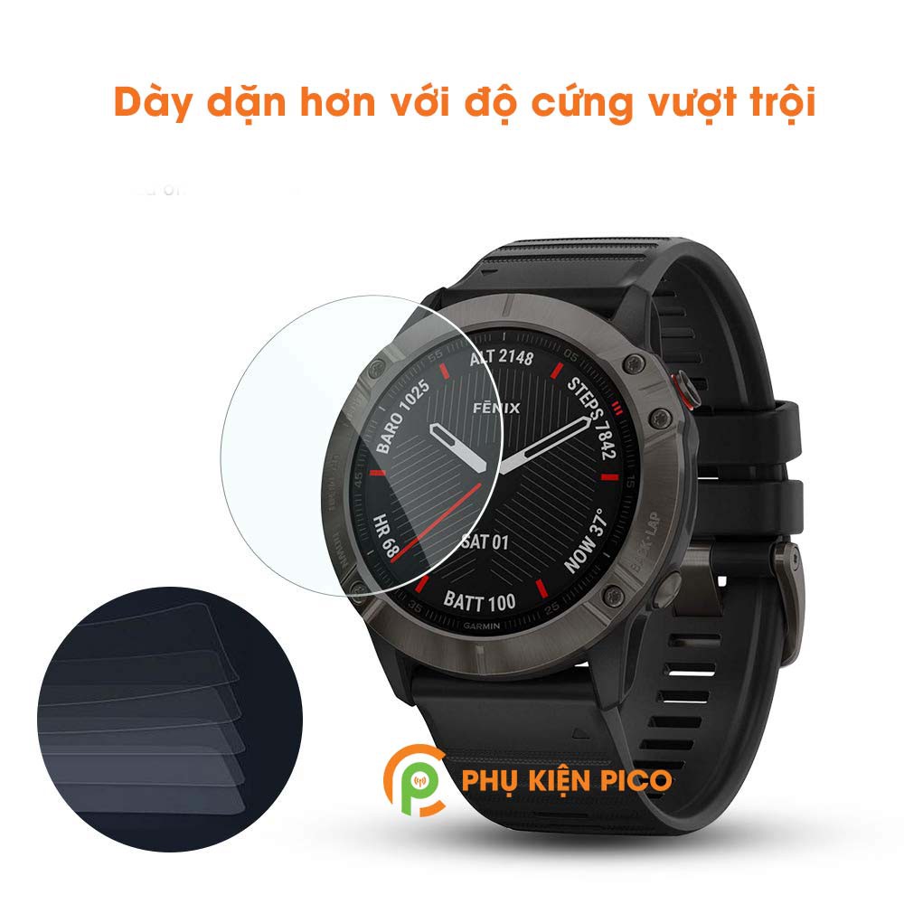 Cường lực Fenix 6 Pro - Cường lực đồng hồ Garmin Fenix 6 Pro full keo chống xước màn hình